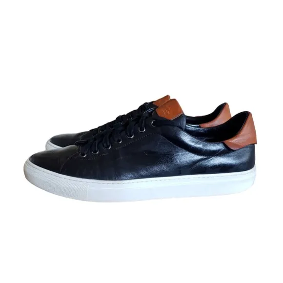 Good Man Brand Legend London Black / Brown Vachetta Edge Italy Sneakers Men’s 12