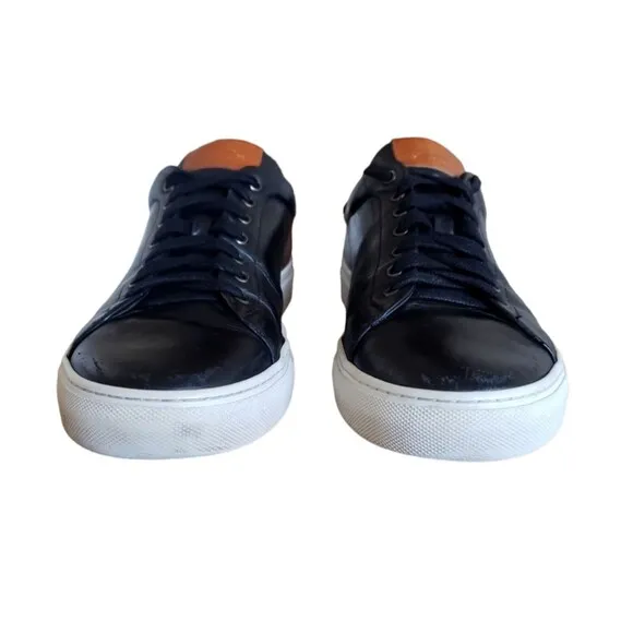 Good Man Brand Legend London Black / Brown Vachetta Edge Italy Sneakers Men’s 12