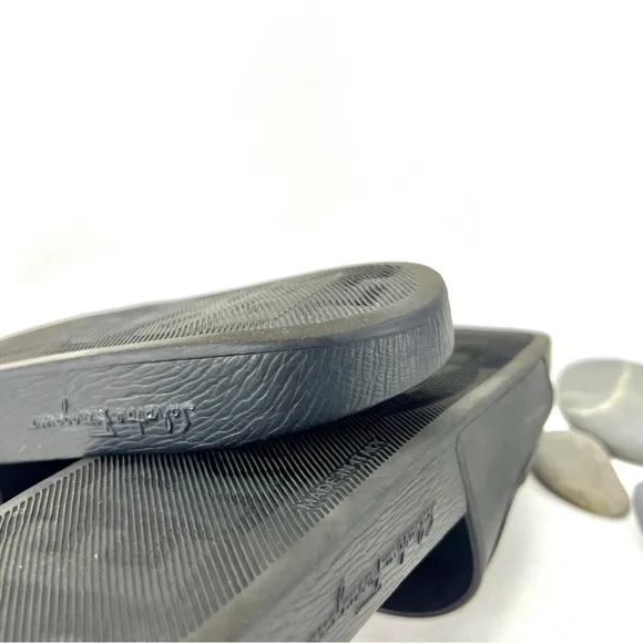 Groove Slide Sandals by Salvatore Ferragamo