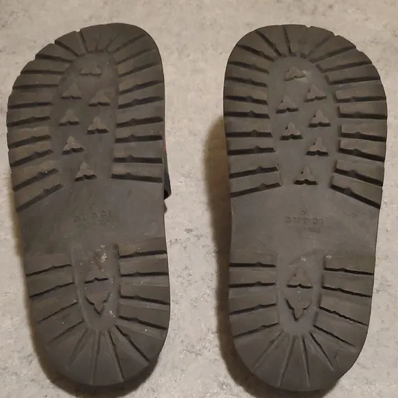 Gucci Black Italian Slides