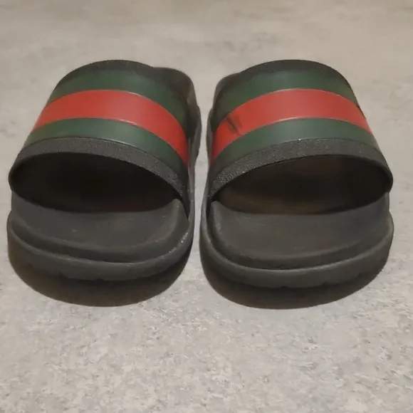 Gucci Black Italian Slides