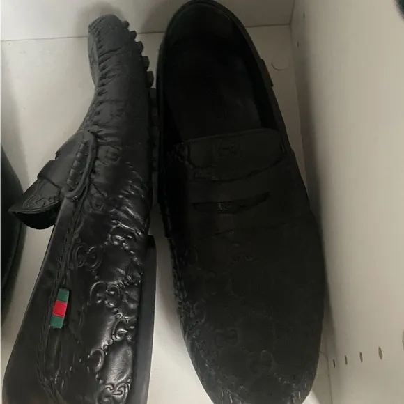 Gucci Black Loafers Slip-On Elegance