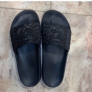 Gucci Black Slides (Authentic)