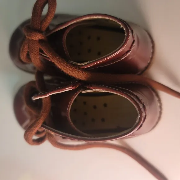 Gucci Little Boy Brown Leather  Boots
