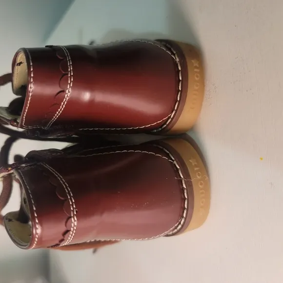 Gucci Little Boy Brown Leather  Boots