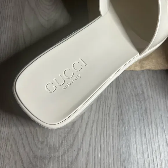 Gucci Women's Rubber Slide Sandals
