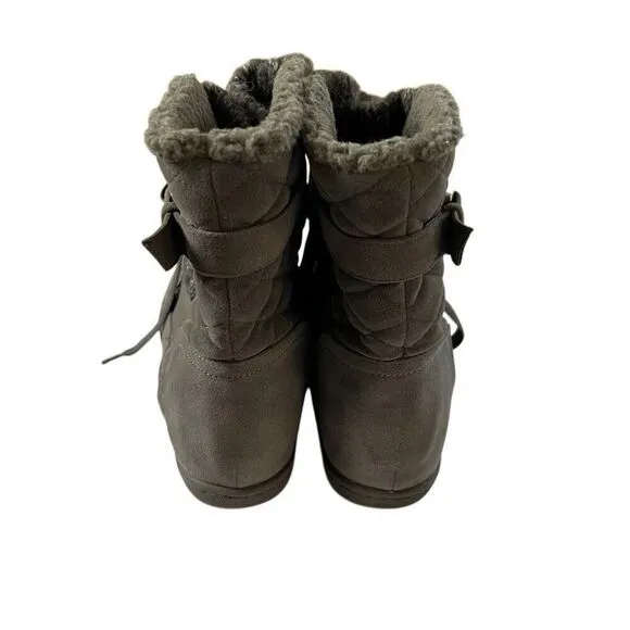 GUESS Boots Ankle Booties Lace Up knit 10