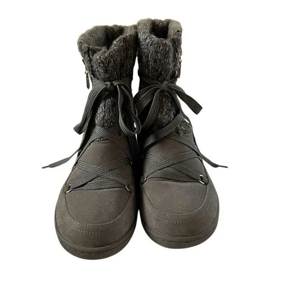 GUESS Boots Ankle Booties Lace Up knit 10