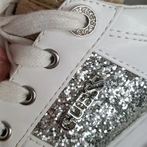 Guess Sparkle Loven3 Low-Top Sneakers