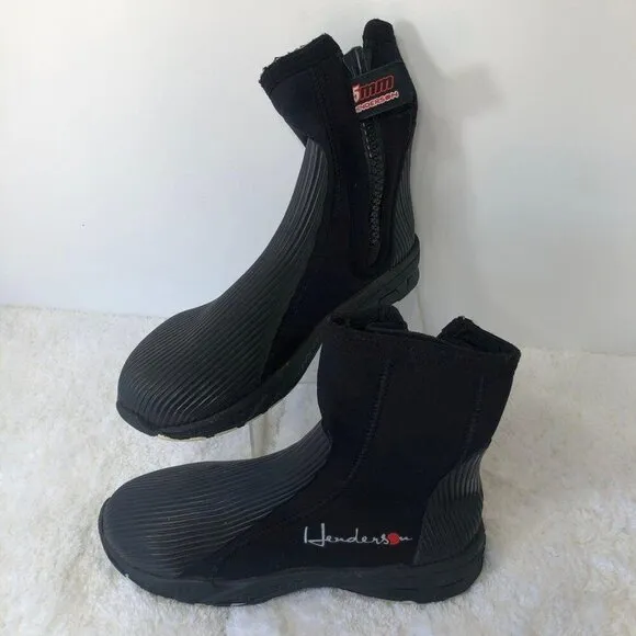 Henderson Neoprene 5mm Diving boots Henderson water sports boots Size 7