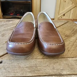 High Quality Red Wing Loafers: Brown Full Grain Leather for Women 9.6 B