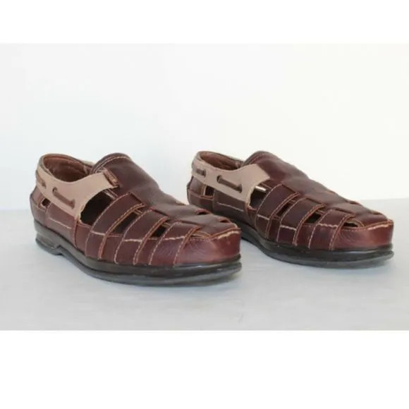 Hitchcock Mens Fisherman Sandals 2614 Dark Brown