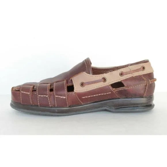 Hitchcock Mens Fisherman Sandals 2614 Dark Brown