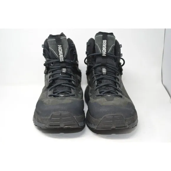 Hoka One One Mens Kaha GTX Goretex Black Phantom Sz 10 Hiking Boots 1112030-BPHN