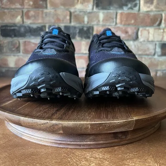Hoka One One Speedgoat 5 GORE-TEX Black Blue Shoes Sneakers Waterproof Men's 10