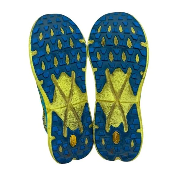 Hoka One One Tecton X 2 Sneakers Men 12D Teal Blue Running Trail Race Outdoor