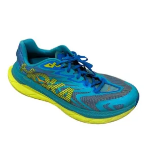 Hoka One One Tecton X 2 Sneakers Men 12D Teal Blue Running Trail Race Outdoor