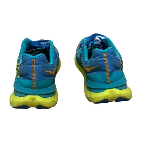 Hoka One One Tecton X 2 Sneakers Men 12D Teal Blue Running Trail Race Outdoor