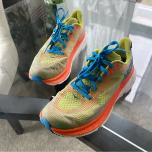 Hoka One One Youth Clifton 9 1131170 EPVO Running Shoes Sneakers Sz 3.5MD