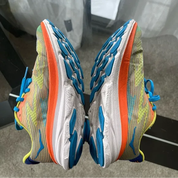 Hoka One One Youth Clifton 9 1131170 EPVO Running Shoes Sneakers Sz 3.5MD