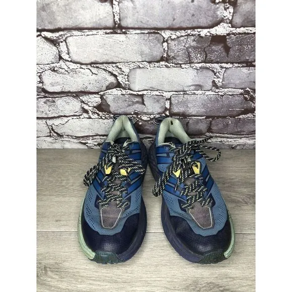 Hoka One One Speedgoat 3 Blue Synthetic Sneakers Shoes Women Sz 7M US/38 2/3EU