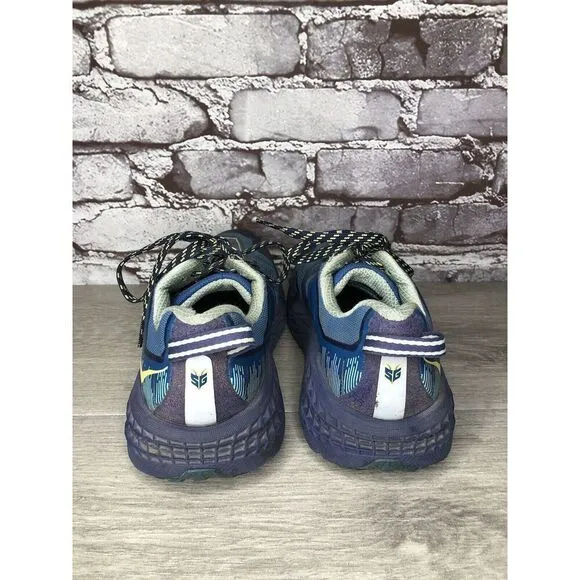 Hoka One One Speedgoat 3 Blue Synthetic Sneakers Shoes Women Sz 7M US/38 2/3EU