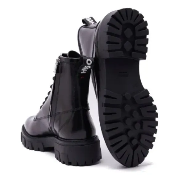 🖤HUGO AXEL Lace-up ankle boots