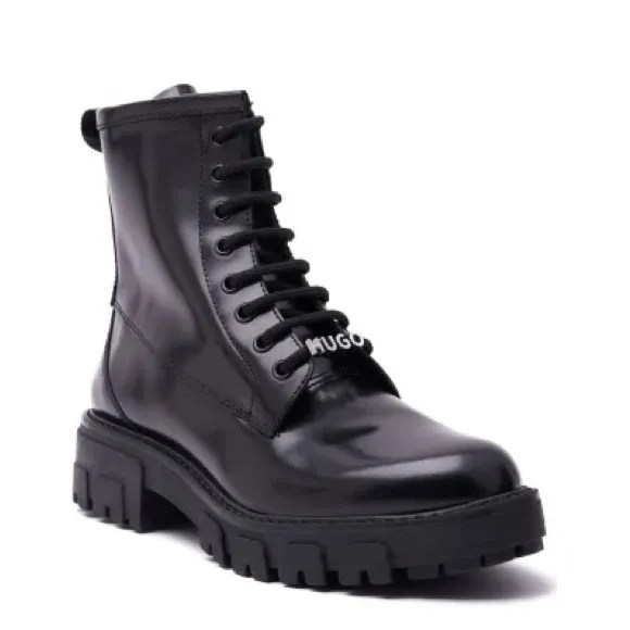 🖤HUGO AXEL Lace-up ankle boots