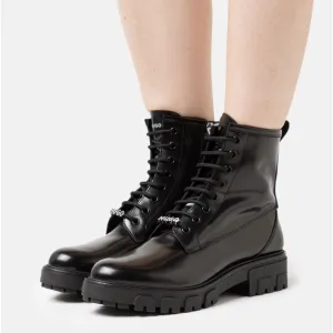🖤HUGO AXEL Lace-up ankle boots