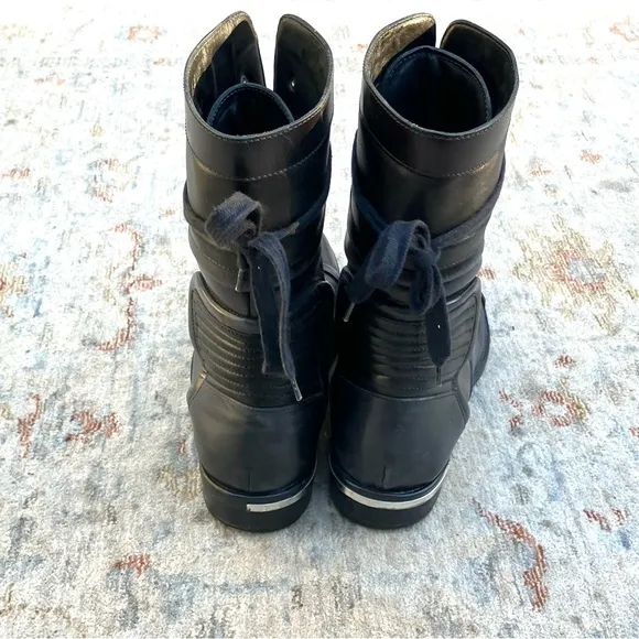 Hugo Boss Mens Lace Up Boots Sz 8