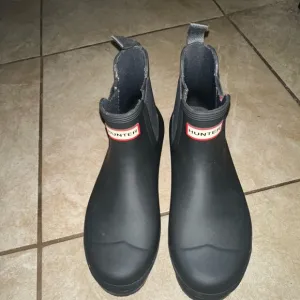 Hunter Black Ankle boots