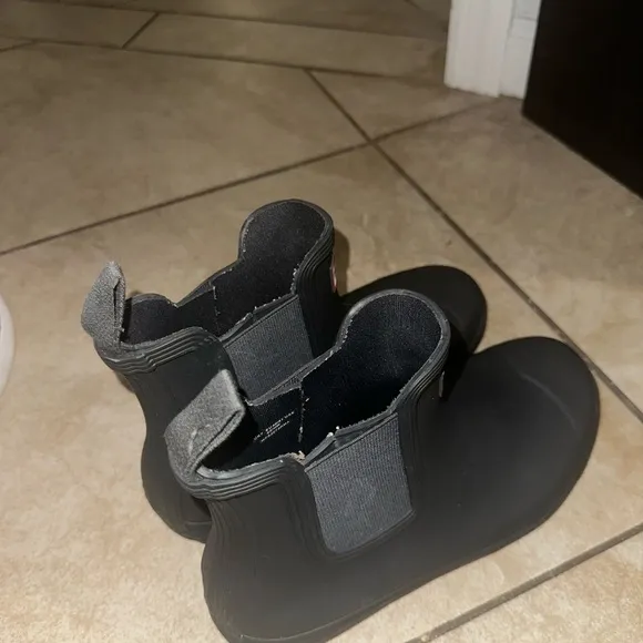 Hunter Black Ankle boots