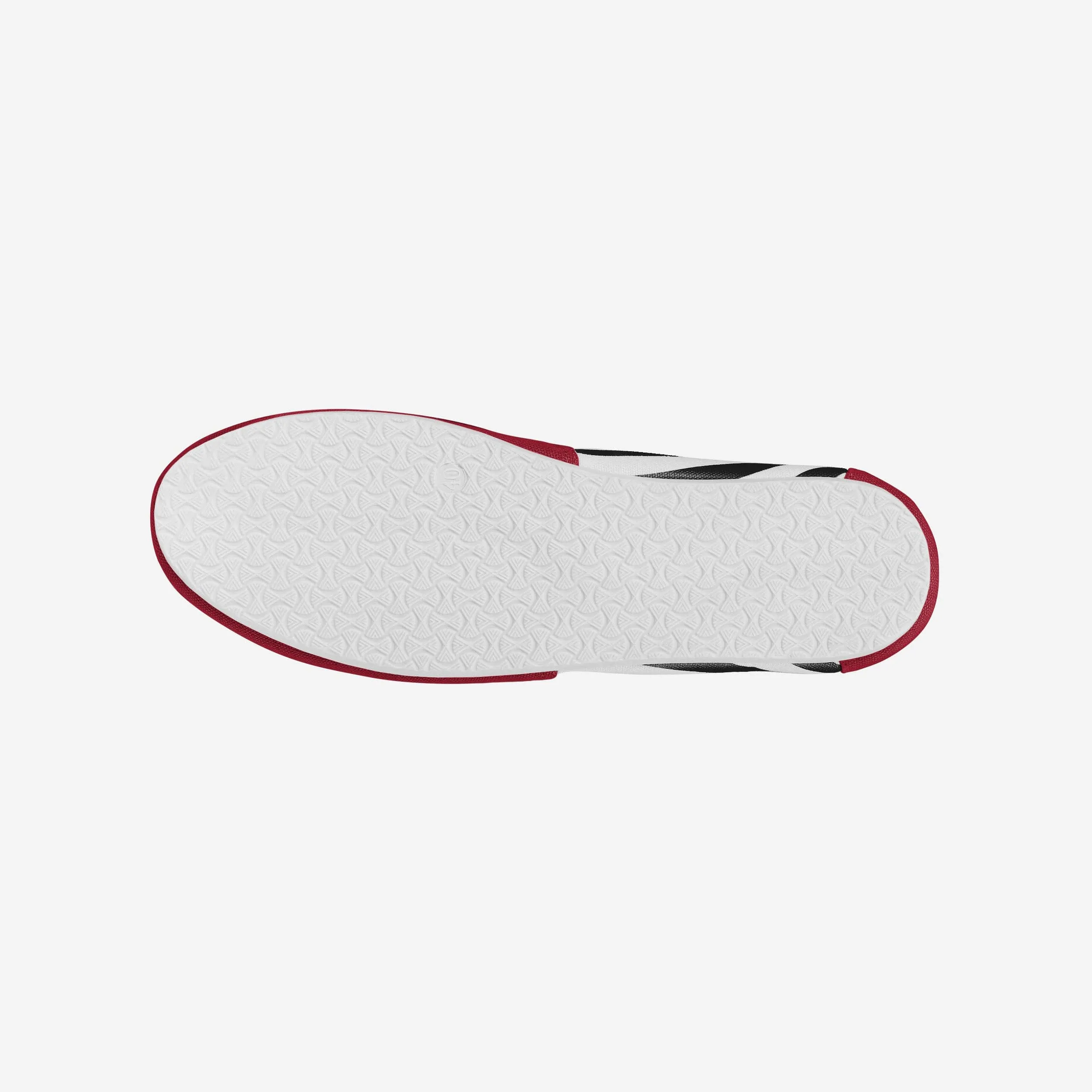 Indiana Hoosiers Womens Stripe Canvas Shoe