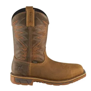 Irish Setter Marshall Waterproof Pull On Leather Safety Toe Boots 83921 Men's 10