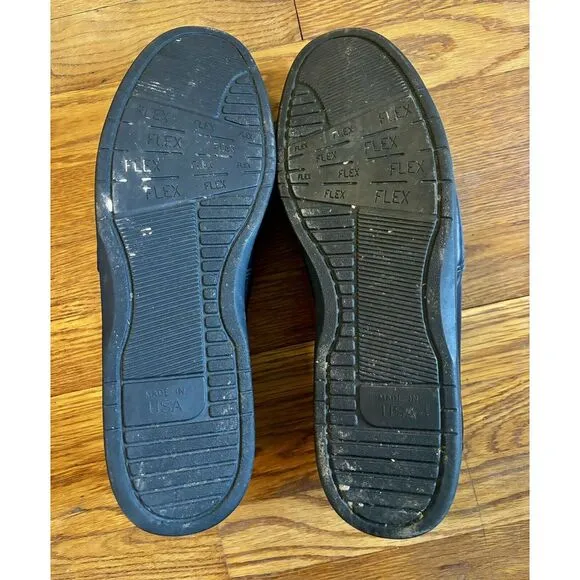 Iron Age Steel Toe Work Safety Black Leather‎ Penny Loafers LM82736 Mens 12W USA