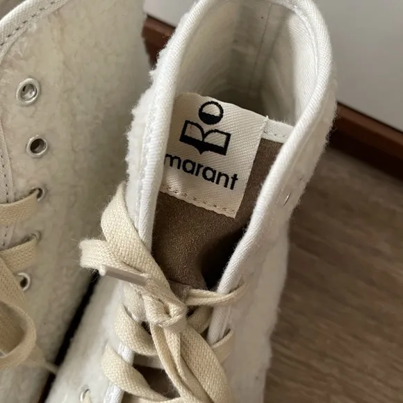ISABEL MARANT White Benkeen Sneakers high-top