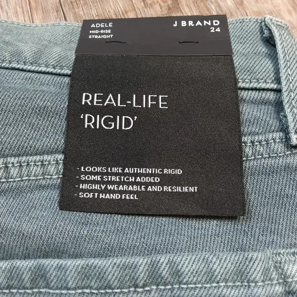 J BRAND Adele Mid-Rise Straight Jeans NWT - 24