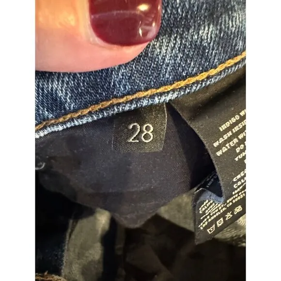 J Brand Jeans Women 28 Blue Metropole Wash High Rise Straight Leg Jules Jeans