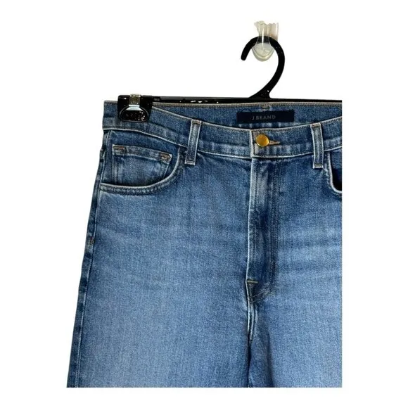 J Brand Jeans Women 28 Blue Metropole Wash High Rise Straight Leg Jules Jeans