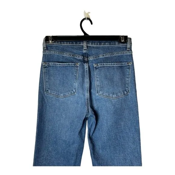 J Brand Jeans Women 28 Blue Metropole Wash High Rise Straight Leg Jules Jeans