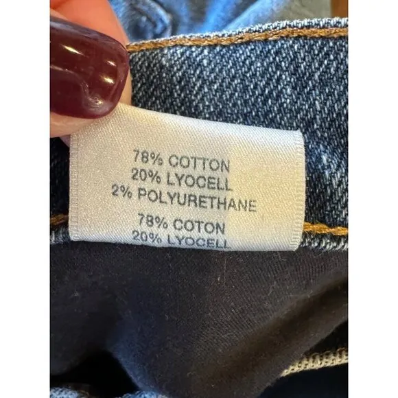 J Brand Jeans Women 28 Blue Metropole Wash High Rise Straight Leg Jules Jeans