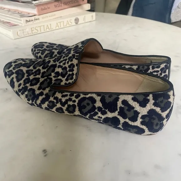 J. Crew Georgie Leopard Loafers