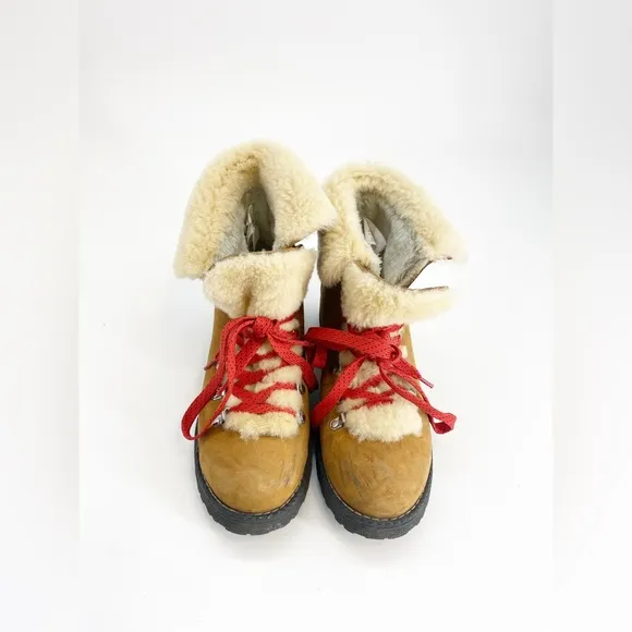 J Crew Nordic Boots in Pecan Glaze Sz 9
