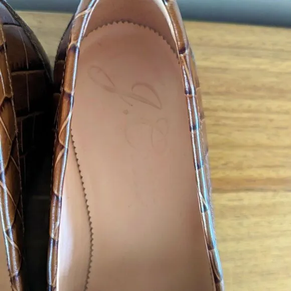 J. Crew Winona Brown Leather Loafer sz 9 ½ EUC