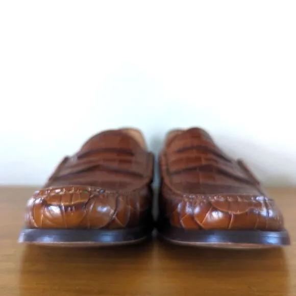 J. Crew Winona Brown Leather Loafer sz 9 ½ EUC