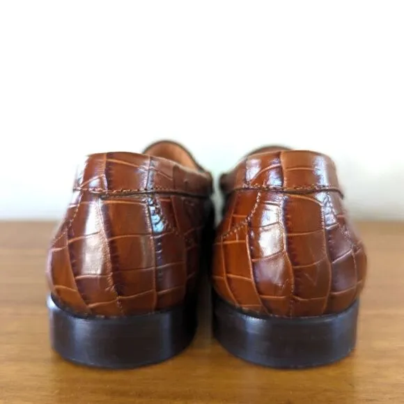 J. Crew Winona Brown Leather Loafer sz 9 ½ EUC