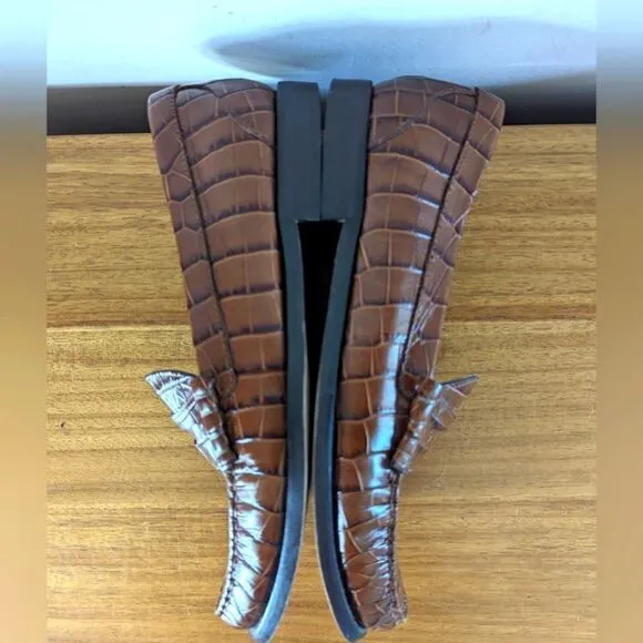 J. Crew Winona Brown Leather Loafer sz 9 ½ EUC