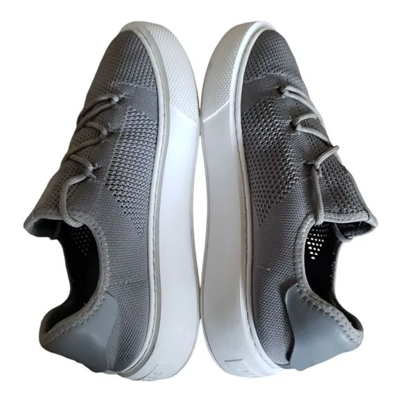 J Slides Demetria Women's Size 7.5 Gray Knit Sneakers Slip On Shoes