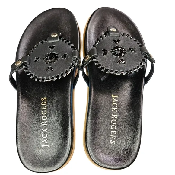 Jack Rogers Collins Casual Sandal Black Size 9.5