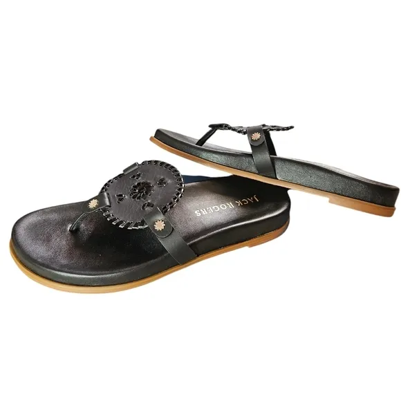 Jack Rogers Collins Casual Sandal Black Size 9.5